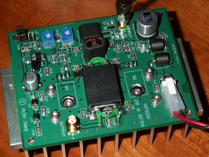 PennyWhistle 16 to 20 Watt RF PA using Mitsubishi “RD16” Transistors